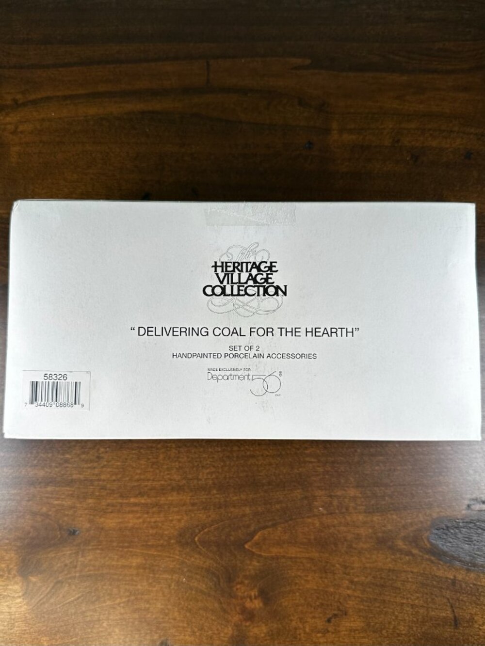 Dept 56 "Delivering Coal for the Hearth" Heritage Village/Dickens Village 58326 - Picture 7 of 7
